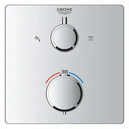 Душева система прихованого монтажу Grohe Grohtherm із Rainshower Mono 310 Cube 34870000, Хром - мініатюра 5