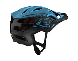 Велошолом Troy Lee Designs A3 Mips Helmet Uno Cyan Blue XS/S (1106-150267031) - мініатюра 3