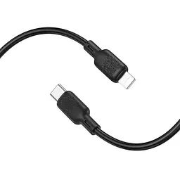 Дата кабель Borofone BX113 Lenny Type-C to Lightning 27W (3m) Black - мініатюра 3