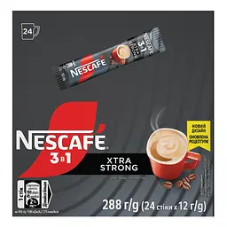 Напій кавовий розчинний Nescafe 3 в 1 Xtra Strong стік 12 г - мініатюра 2