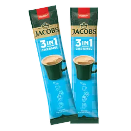 Кавовий напій Jacobs 3 в 1 Caramel Latte, 12 г (712739) - мініатюра 2