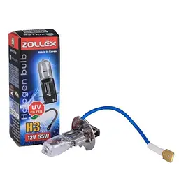 Автолампа Zollex Галоген УФ-фільтр 9224 (PK22s, H3, 2800K, 12V, 55W)