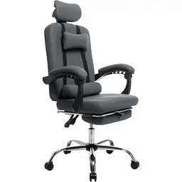 Офісне крісло GT Racer X-8003 Fabric Gray [132207] - мініатюра 3