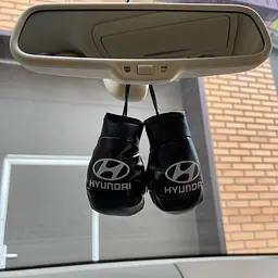 Підвіска боксерські рукавички Hyundai Чорний - мініатюра 2
