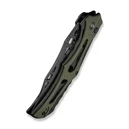 Ніж складаний туристичний Civivi Biophase, (8.9 см) Nitro-V / Aluminum & G10 чорно-зелений - мініатюра 6