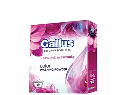 Пральний порошок GALLUS 600 г руч/автом Color (картон)