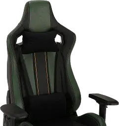Геймерське крісло GT Racer чорне з темно-зеленим (X-0715 Black/Dark Green) - мініатюра 6