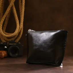 Шкіряна косметичка SHVIGEL 20х13,5х5 см acs0025810 - мініатюра 6