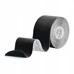 Стрічка кінезіологічна (кінезіо тейп) 4FIZJO 5 см x 5 м 4FJ0539 Black (P-5907739315977) - мініатюра 5