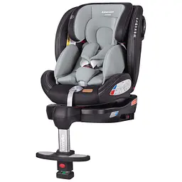 Автокрісло дитяче з системою ISOFIX поворотне з опорною стійкою від народження до 36 кг Asteroid+ CRL-15801 Marble Grey 0+1/2/3 Carrello