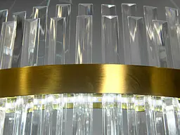 Підвісна кришталева світлодіодна люстра 190 Вт Diasha 840/800BR - мініатюра 2