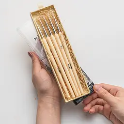 Набір пензлів HIMI 5 шт., лайнер Detail Painting Brush Set (6974712459194) - мініатюра 11