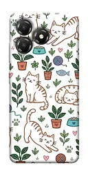 TPU чохол Demsky Cats pattern для ZTE Blade A36