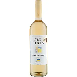 Вино Villa Tinta Sukholimanskiy, 12%, біле, сухе, 0,75 л (8000018914808)