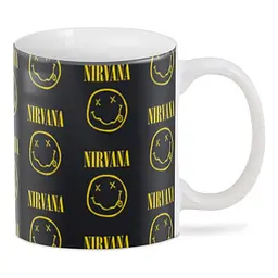 Кружка GeekLand Nirvana Нірвана фон Logo - мініатюра 2