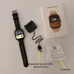 Смарт-годинник Smart Watch Y13 Bluetooth чорний, встановлення власного фону - мініатюра 10