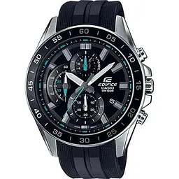 Водонепроникні кварцові наручні годинники Casio оригінал Японія Edifice EFV-550P-1AVUEF з полімерним ремінцем