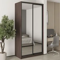 Шафа-купе дводверна MebelStar Стандарт BG 2 Дзеркала 120x45x240 см Дуб рістрето (MBS-10320)