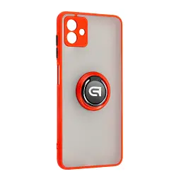 Чохол ArmorStandart Frosted Matte Ring для Samsung A04 (A045) Red