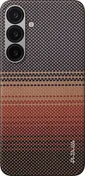 Чохол протиударний Pitaka Tactile Woven Edge Case MagSafe для Samsung Galaxy S25 (S931) Sunset KS2503 - мініатюра 9