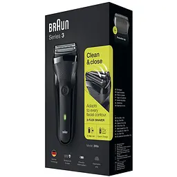 Електробритва Braun 300 Series 3 Black (6328051) - мініатюра 3