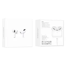 Бездротові навушники BOROFONE BW90 True wireless stereo headset TWS білі - мініатюра 2