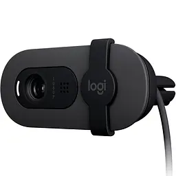 Веб-камера Logitech Brio 100 Full HD Webcam, Graphite - мініатюра 4