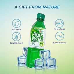Освіжаючий напій Vinut Pure Aloe Vera Juice Original Flavor with Pulp 500 мл - мініатюра 2