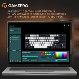Клавіатура GamePro Genesis Metallic Outemu Red Swithes USB Black (MK110B) [152666] - мініатюра 9