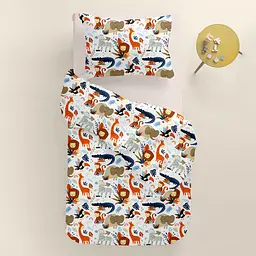 Дитяча постільна білизна в ліжечко JUNGLE ANIMALS CS7 COSAS (4822052254677) - мініатюра 2