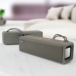 Бездротова Bluetooth-колонка з функцією TWS Hoco HC3 Grey - мініатюра 2