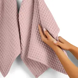 Вафельні рушники Flamingo Greek Waffle CS1 2шт 75х95см/75х130см (SetTw_GreekWaffle_11Flamingo75x95_11Flamingo75x130) - мініатюра 5
