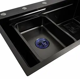 Кухонна мийка Platinum HANDMADE 75*45A (SP000039689) - мініатюра 7
