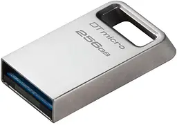 Накопичувач 256GB USB 3.2 Type-A Gen1 DT Micro R200MB/s Metal Kingston teh0013387 - мініатюра 4