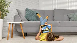 Планшет Doogee T20 mini Kids 8.4" 4ГБ, 128ГБ, LTE, 5060мА, Android, жовтий - мініатюра 7