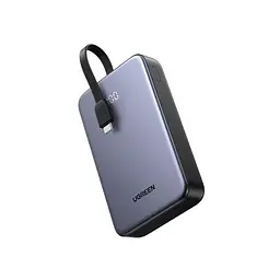 Повербанк Ugreen PB505 20000 mah 22.5 W з вбудованим кабелем Type-C LED дисплеєм та швидкою зарядкою - мініатюра 2