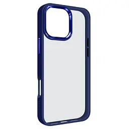 Чехол для Apple iPhone 16 Pro Max, UNIT2, синий, ударопрочный, прозрачный противоударный чехол-накладка из TPU и поликарбоната (PC), с защитными бортиками, защита всего корпуса от ударов и царапин, ArmorStandart (ARM78763)