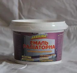 Емаль акрилова для радіаторів опалення Akrilika білосніжна 2.5 л - мініатюра 2