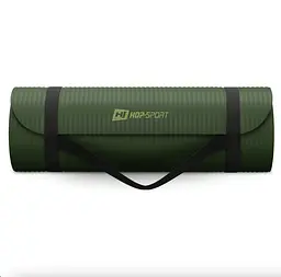 Коврик для йоги Hop-Sport HS-NB015GM NBR 1,5см темно-зелений