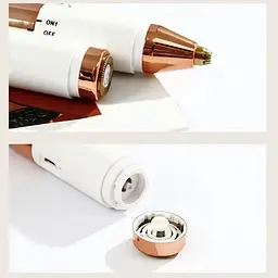 Жіночий акумуляторний тример-епілятор 2 в 1 для брів та обличчя (USB) - мініатюра 3