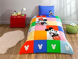 Підлітковий комплект Disney Minnie&Mickey Ранфорс / простирадло на резинці Tac pbe0051164