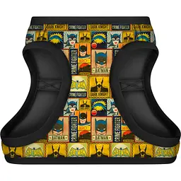 Шлея для собак WAUDOG Clothes з QR паспортом "Бетмен вінтаж" XS2 (1002-4004) - мініатюра 2