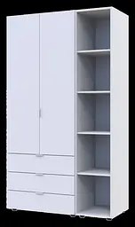 Комплект Doros Гелар з Етажеркою Білий 2 ДСП 115.7х49.5х203.4 (42005029) - мініатюра 5