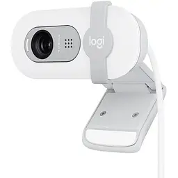 Веб-камера Logitech Brio 100 Off White (960-001617) - мініатюра 2