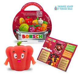 Стретч-іграшка Elastikorps Borsch у вигляді овоча "Борщ" 41/CN23 у дисплеї - мініатюра 6