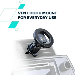 Універсальний автотримач Canyon Magnetic car holder OnGrip 12 suction + air vent Black (CNS-CCHM12) - мініатюра 11