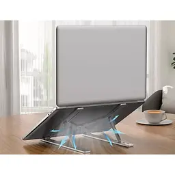 Тримач для планшета/ноутбука BeCover BC-N3 Silver (710071) - мініатюра 5