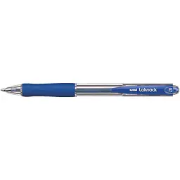 Ручка кулькова UNI автоматична Laknock синій 0,5 мм (SN-100.(05).Blue.)