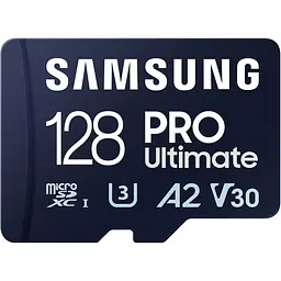 Карта пам'яті Samsung microSDXC PRO Ultimate 128GB Class 10 UHS-I U3 V30 A2 + USB Reader (MB-MY128SB/WW) [145484] - мініатюра 2
