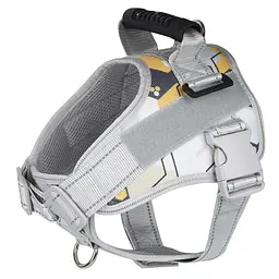 Нагрудна шлея для собак Reflective safety chest harness for pet dogs, S Жовтий